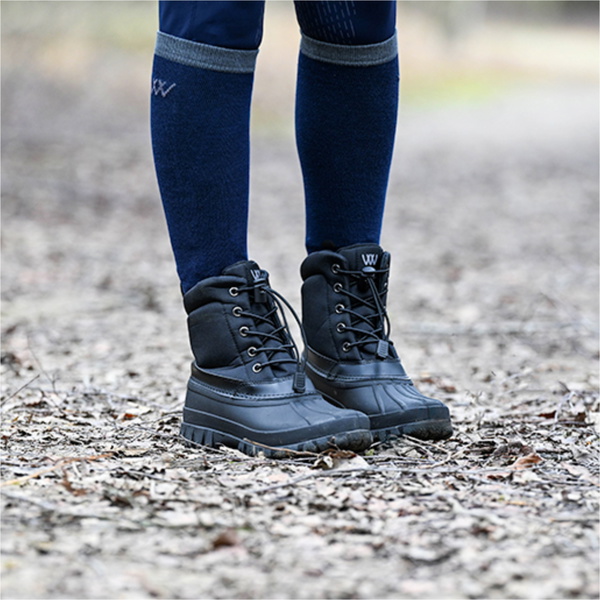 2025 Woof Wear Laced Yard Boot WF0038-BKBK - Black